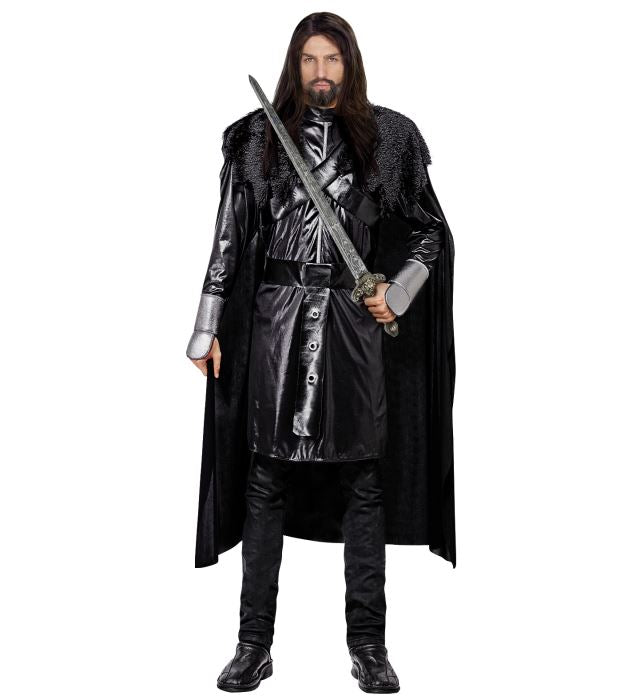 Dark Knight  Coat With Arm Guards & Cape, Belt 