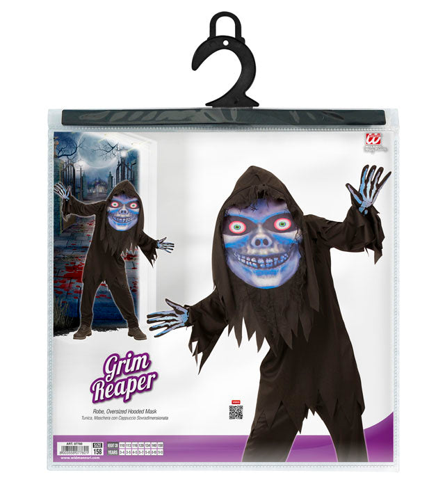 Grim Reaper  Robe, Oversized Hooded Mask 