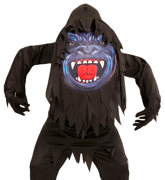Gorilla  Robe, Oversized Hooded Mask 