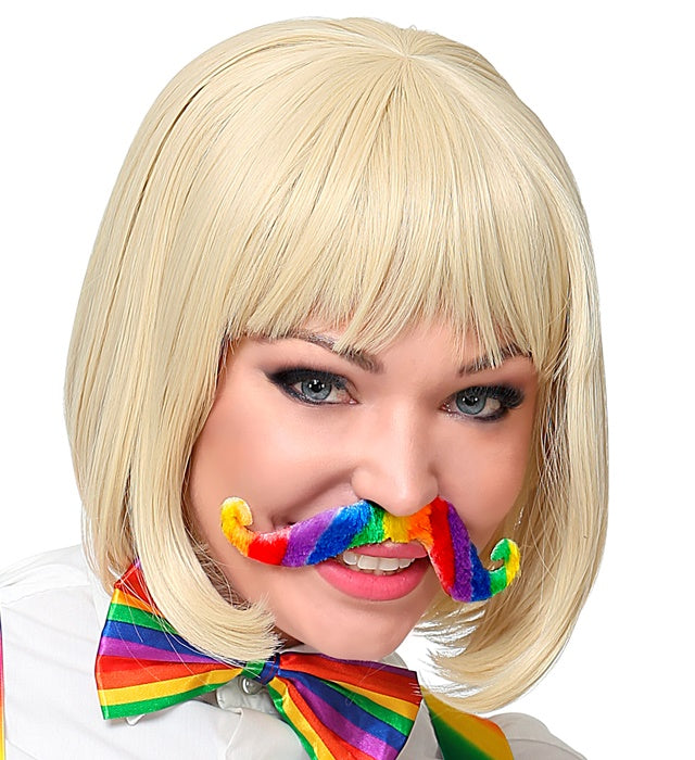 Adhesive Rainbow Moustache