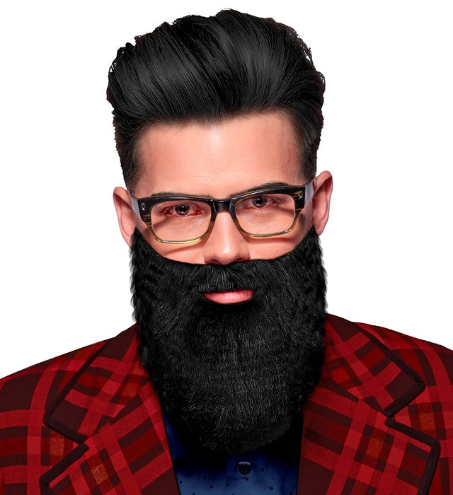 Character Beard With Moustache Black