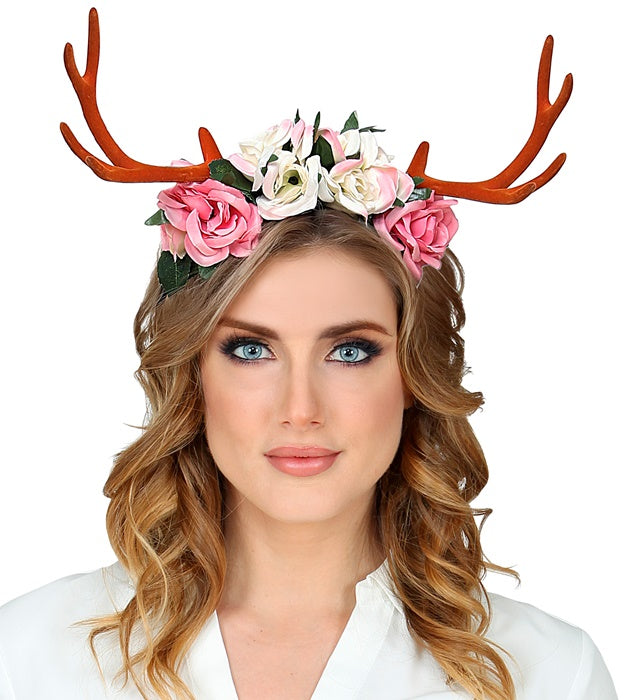 Antlers With Flowers
