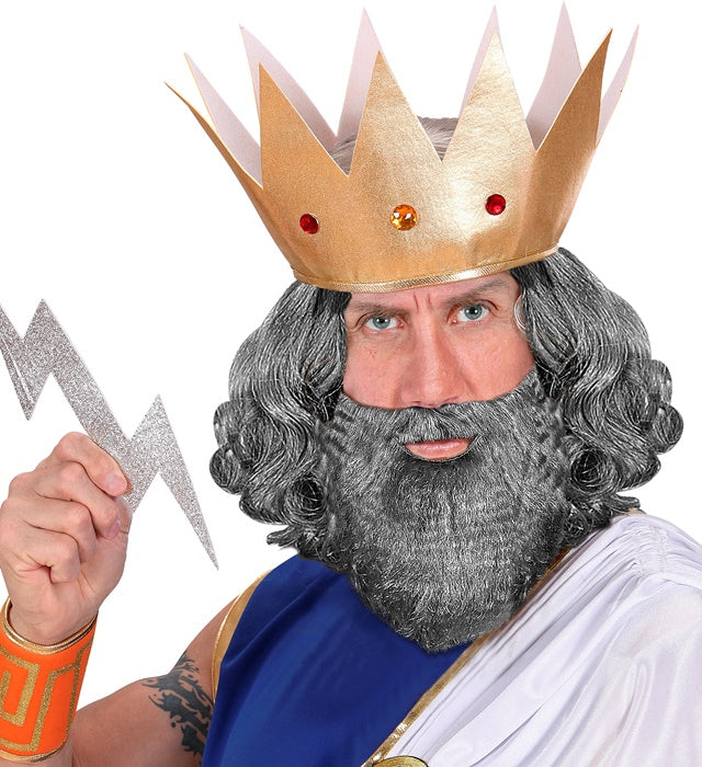 Character Beard With Moustache Grey