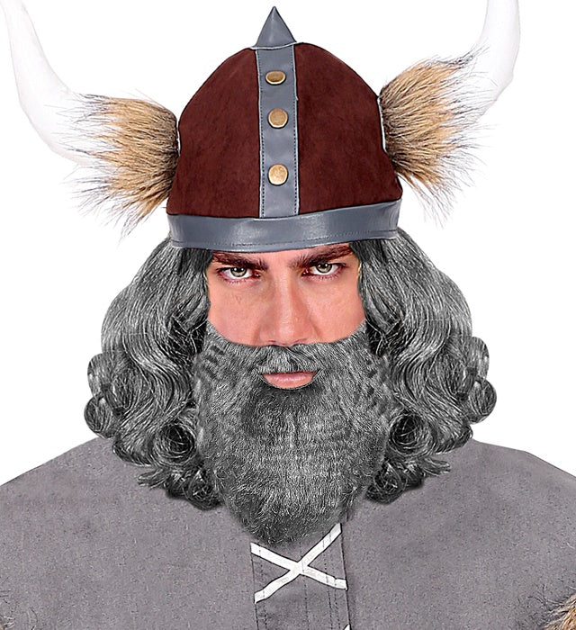 Character Beard With Moustache Grey