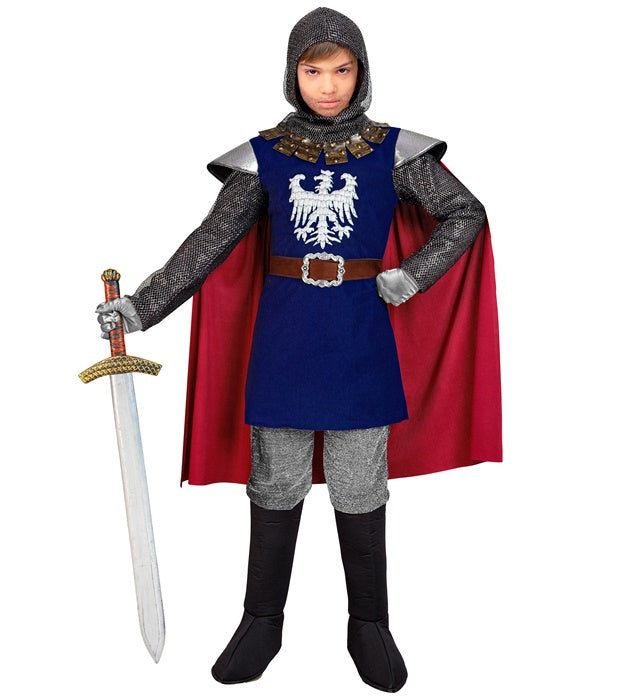 Knight  Coat With Cape, Belt, Hood 