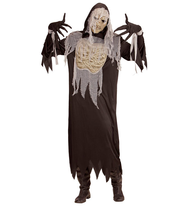 Mummy  Hooded Robe, Gloves, Mask 