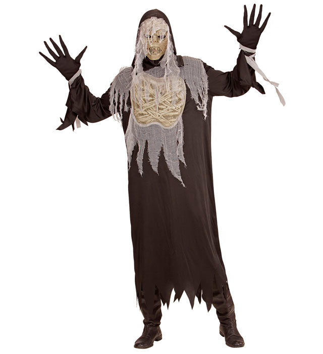 Mummy  Hooded Robe, Gloves, Mask 