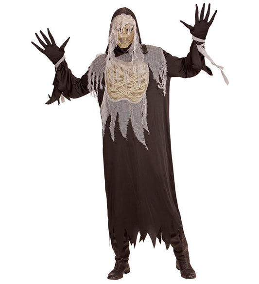 Mummy  Hooded Robe, Gloves, Mask 