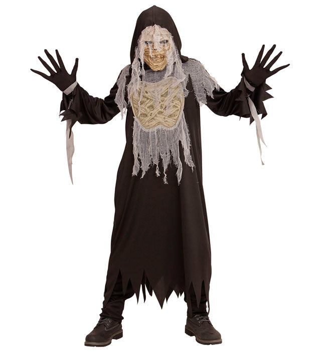 Mummy  Hooded Robe, Gloves, Mask 