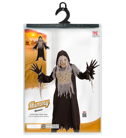 Mummy  Hooded Robe, Gloves, Mask 