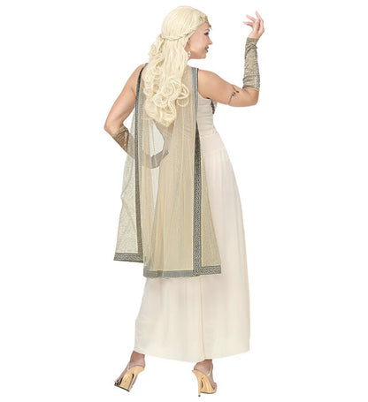 Greek/Roman Goddess  Dress With Cape, Arm Warmers, Headpiece 