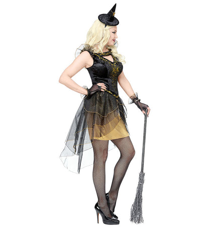Moonlight Witch  Dress, Fingerless Gloves, Mini Hat 