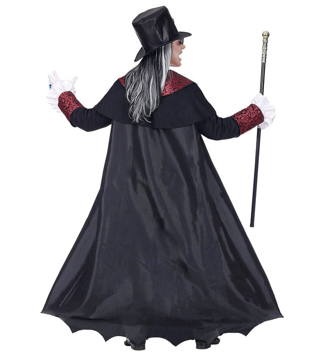 Vampire Lord  Long Coat With Vest And Jabot, Top Hat 