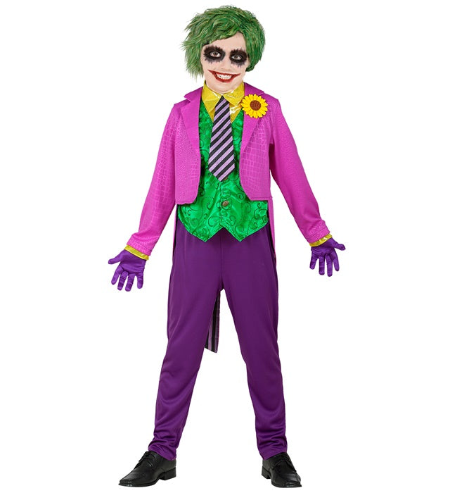 Evil Clown  Tailcoat With Shirt And Vest, Pants, Tie, Gloves 