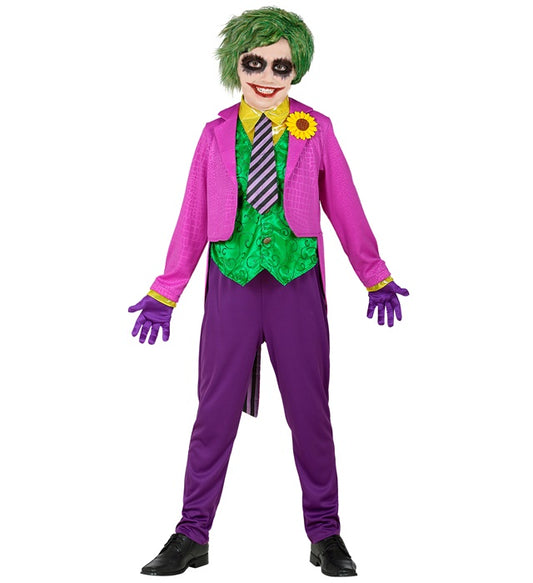 Evil Clown  Tailcoat With Shirt And Vest, Pants, Tie, Gloves 