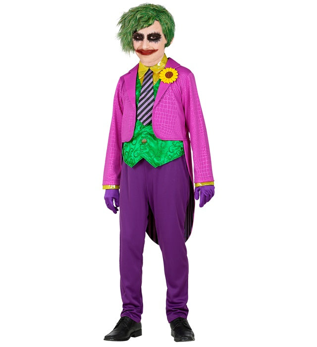 Evil Clown  Tailcoat With Shirt And Vest, Pants, Tie, Gloves 