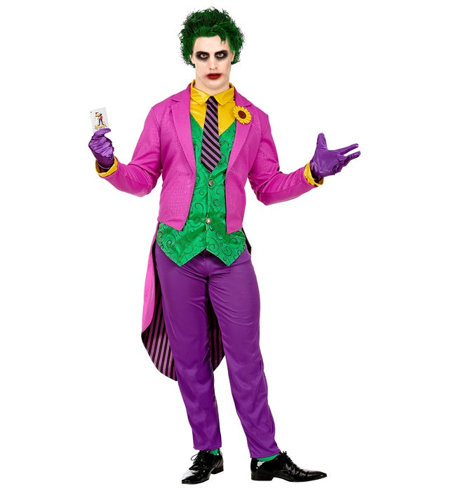 Evil Clown  Tailcoat With Shirt And Vest, Pants, Tie, Gloves 