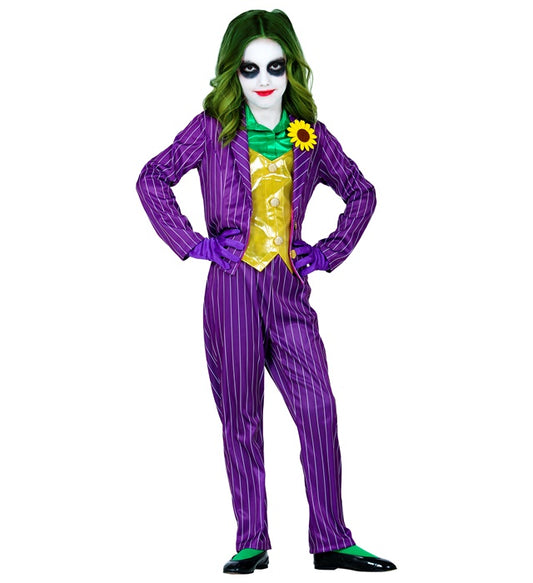 Evil Clown  Jacket With Shirt And Vest, Pants, Gloves 