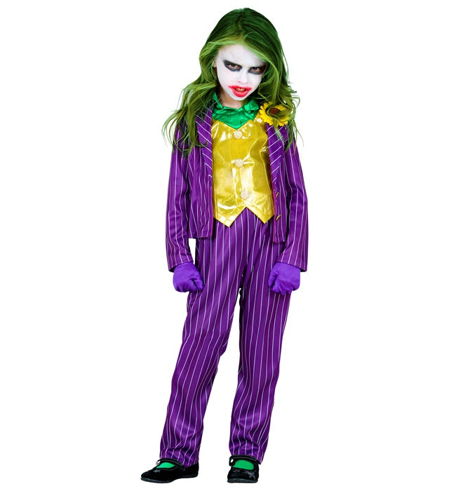 Evil Clown  Jacket With Shirt And Vest, Pants, Gloves 