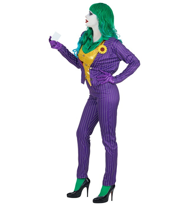Evil Clown  Jacket With Shirt And Vest, Pants, Gloves 