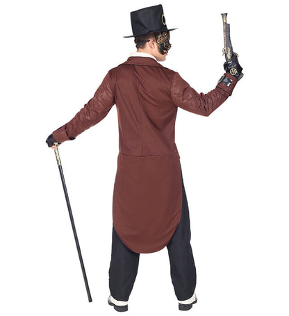 Steampunk  Tailcoat With Shirt & Vest, Pants, Ascot, Fingerless Gloves, Top Hat 