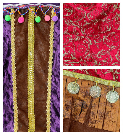 Gipsy  Dress, Headscarf 