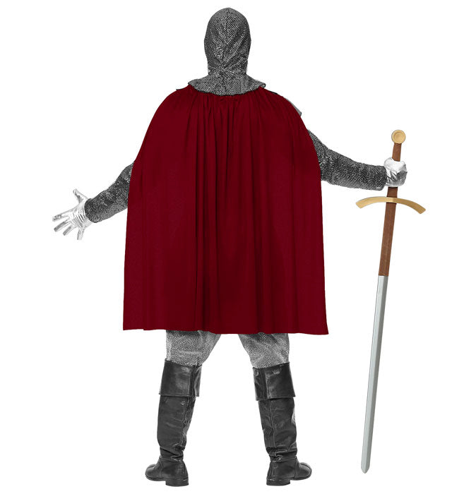 Knight  Coat With Cape, Belt, Hood 