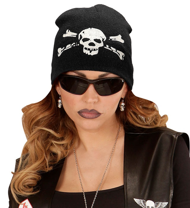 Skull & Cross Bones Beanie Cap