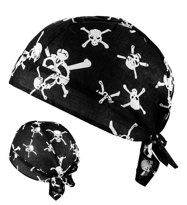 Skull & Cross Bones Headscarf