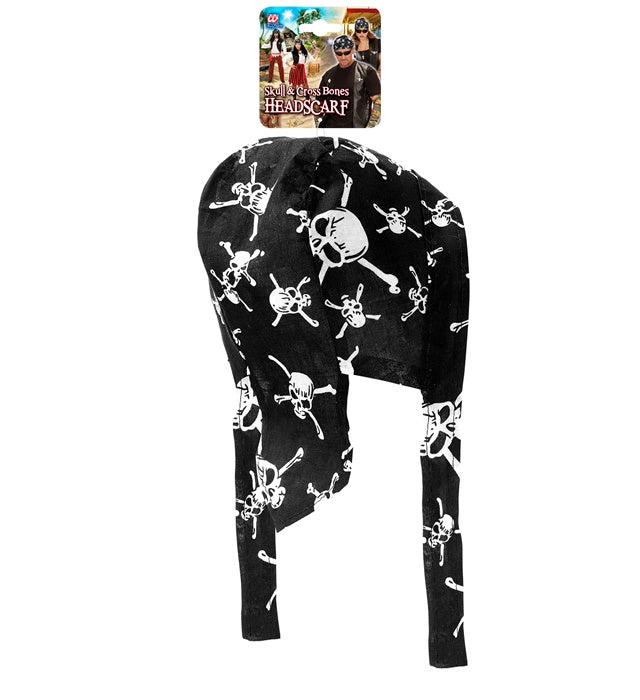Skull & Cross Bones Headscarf