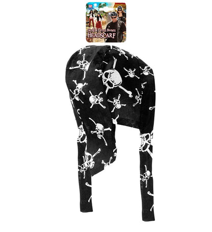 Skull & Cross Bones Headscarf