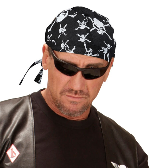 Skull & Cross Bones Headscarf