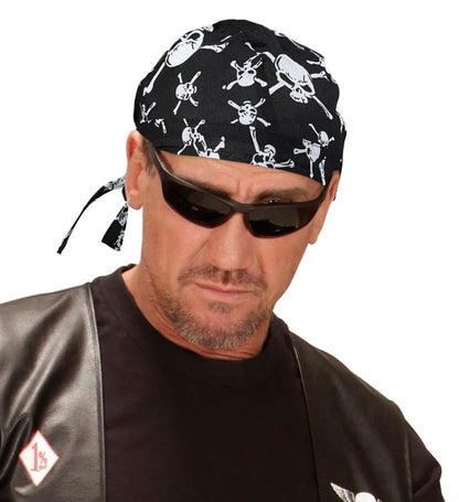 Skull & Cross Bones Headscarf