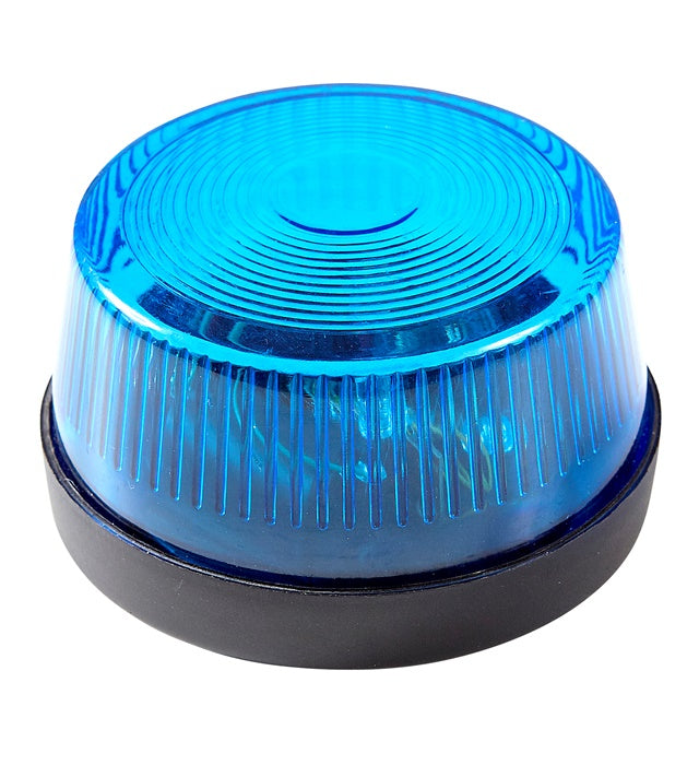 Rotating Warning Light With Siren - Blue 7X4 Cm 
