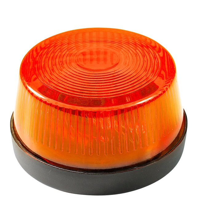 Orange Flashing Warning Light With Siren 7X4 Cm 