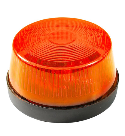 Orange Flashing Warning Light With Siren 7X4 Cm 