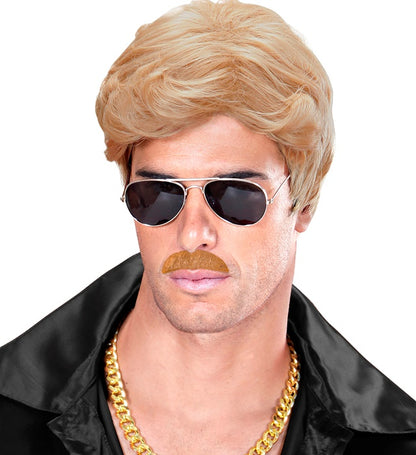 Blond Moustache Adhesive - 6 Styles Ass.