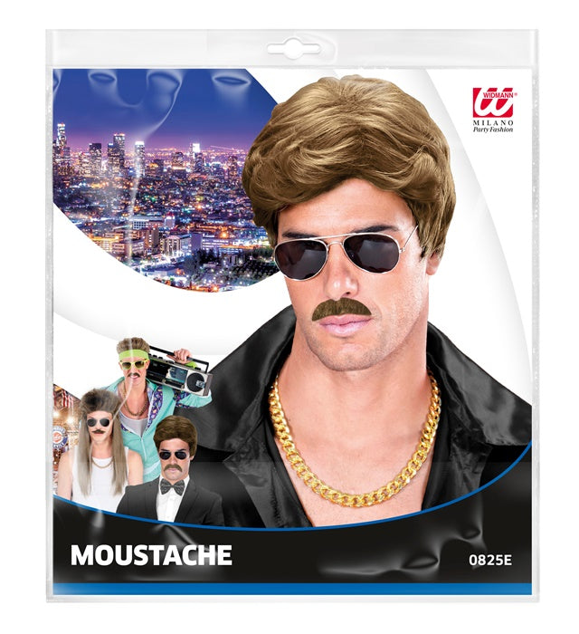 Brown Moustache Adhesive - 6 Styles Ass.