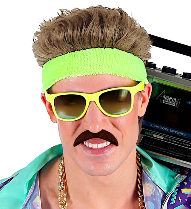 Brown Moustache Adhesive - 6 Styles Ass.