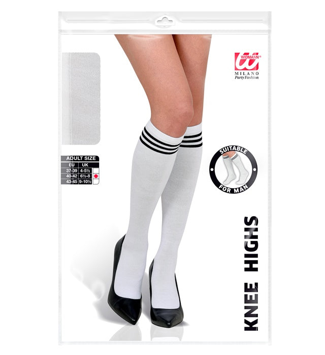 White Athletic Socks