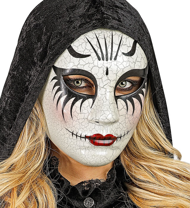 Commedia Dell'Arte Cracked Woman Mask