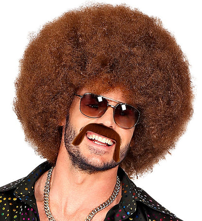 70S Moustache Adhesive - 2 Colors Ass.: Blond & Brown