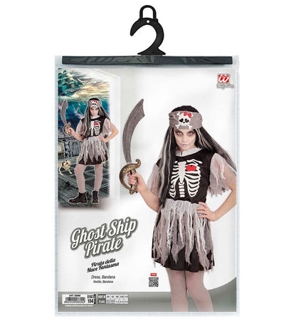 Ghost Ship Pirate  Dress, Bandana 