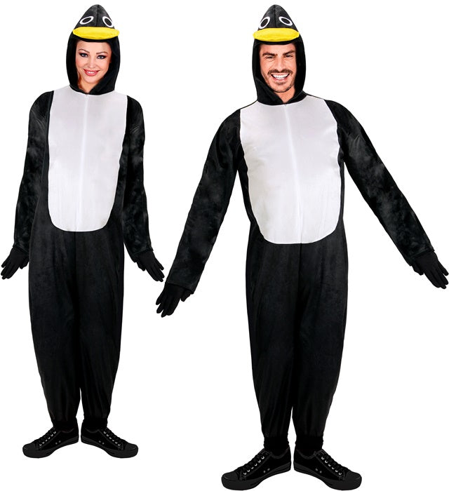 Penguin  Hooded Jumpsuit With Mask 
