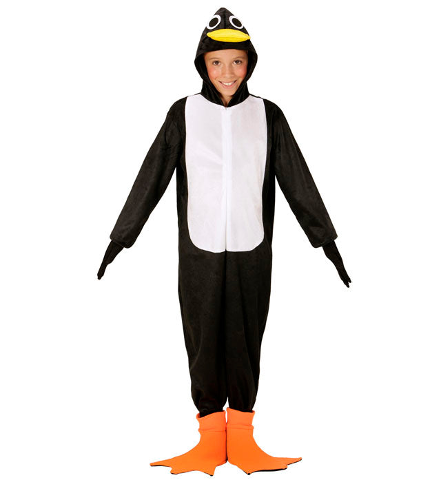 Penguin  Hooded Jumpsuit With Mask 