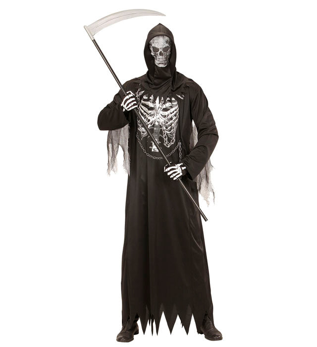 Grim Reaper  Robe With Chain, Hooded Mask 