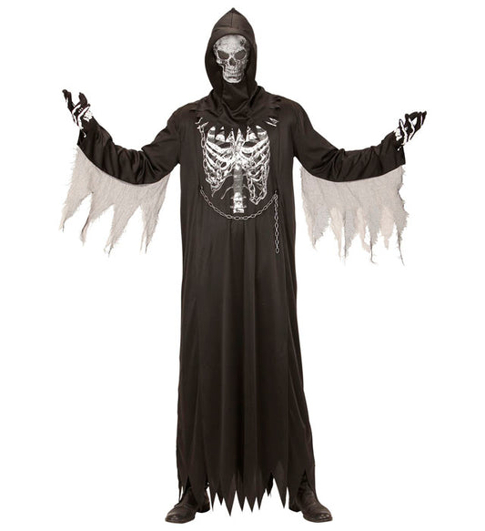 Grim Reaper  Robe With Chain, Hooded Mask 
