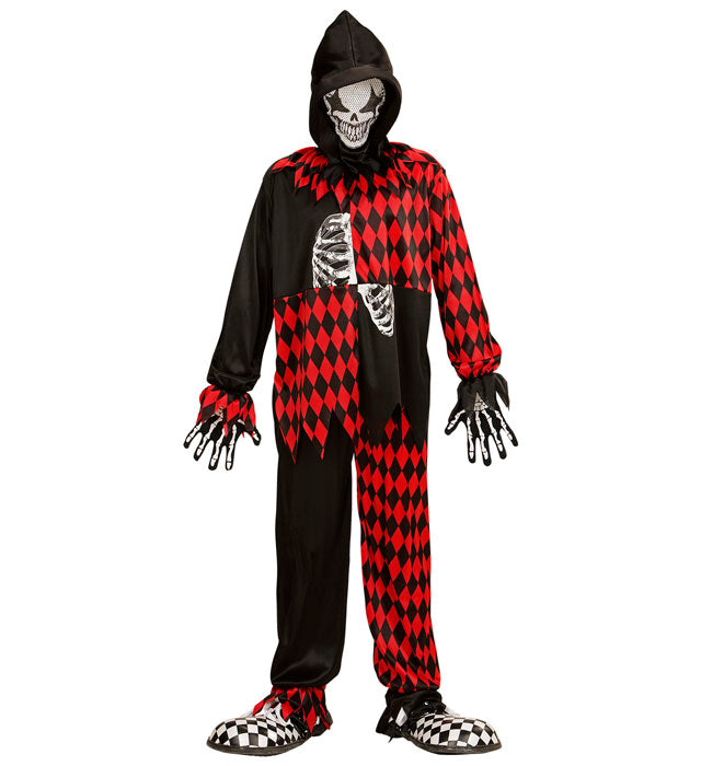Evil Jester  Coat, Pants, Hooded Mask 