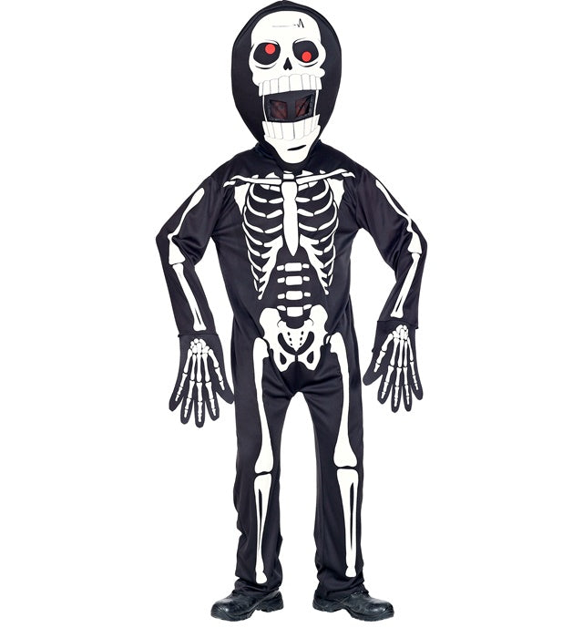 Skeleton  Overalls, Oversized Mask 
