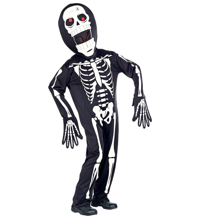 Skeleton  Overalls, Oversized Mask 